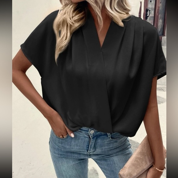 Boho batwing sleeve wrap blouse - Picture 2 of 11